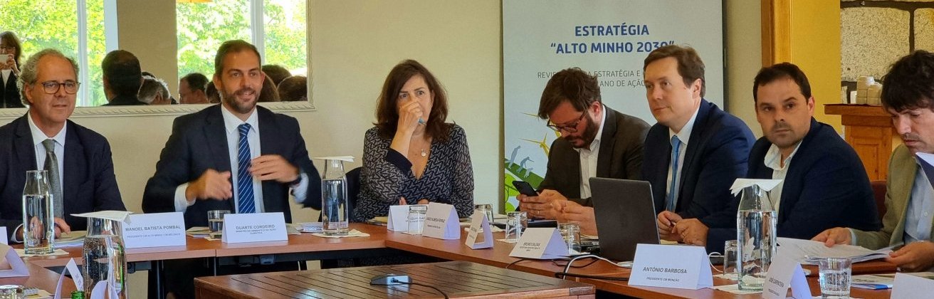 Reuni&atilde;o da CIM Alto Minho com o ministro do Ambiente e da A&ccedil;&atilde;o Clim&aacute;tica